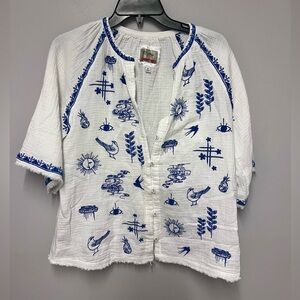 Johnny Was Biya Megara Top